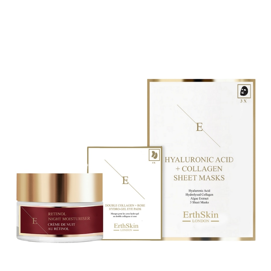 ErthSkin London Zestaw do pielęgnacji na noc i maski pod oczy Zestawy do pielęgnacji twarzy 1 ct Damski
