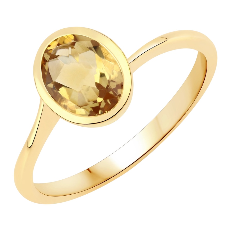 Rafaela Donata Pierścionek Srebro wysokiej próby Żółte złoto Pierścionki 1 ct Damski