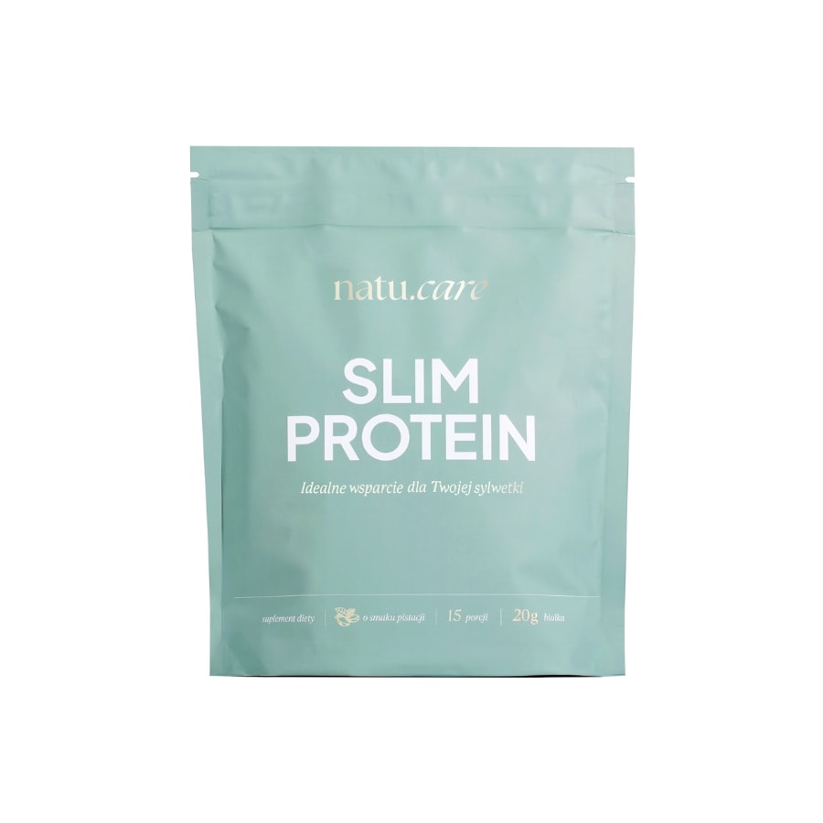 Natu Care Białko slim o smaku pistacjowym Witaminy i substancje witalne 375 g Damski