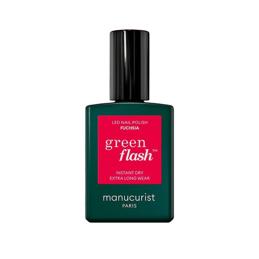 manucurist green flash Flash Instant Dry Extra Long Wear Lakiery do paznokci 15 ml Fuchsia