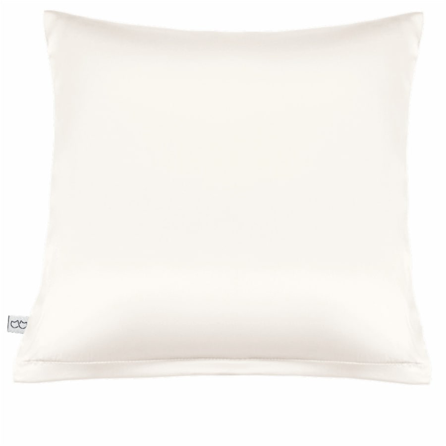 Cat&Cat Jedwabna poszewka na poduszkę 40x40 Ozdoby do włosów 1 ct Biały