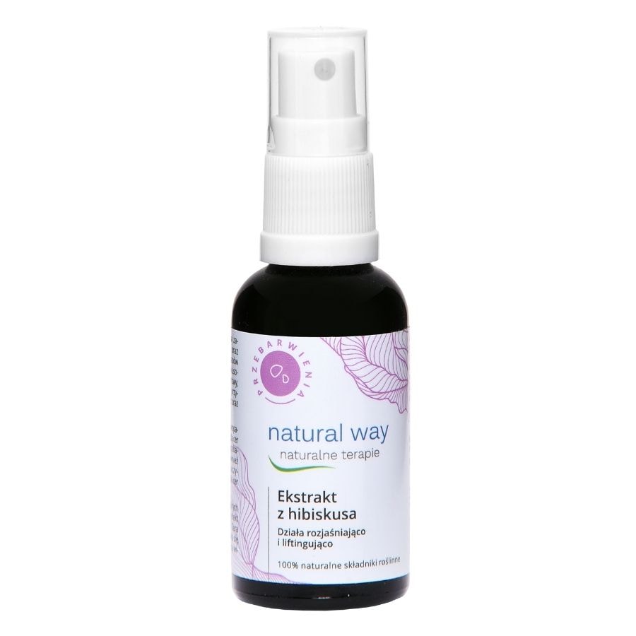 Natural Way Serum do twarzy z hibiskusa Serum nawilżające 30 ml