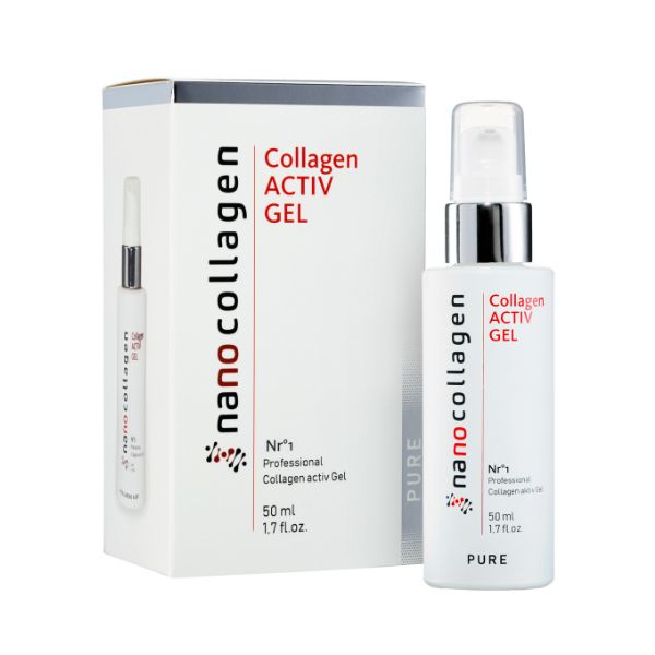 Nano Cosmetics Nawilżający żel kolagenowy do twarzy i ciała Pure Kolagen do twarzy 50 ml Damski