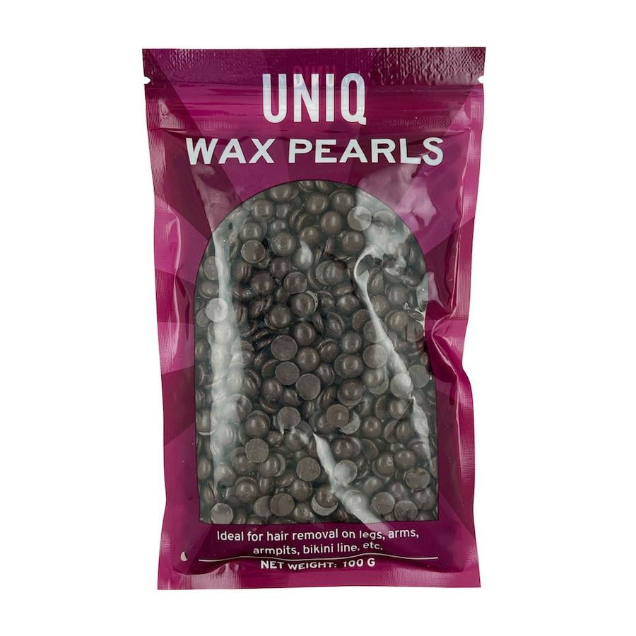 UNIQ UNIQ Pearl Wax Twardy wosk perłowy 100g Golarki i depilatory Czarny