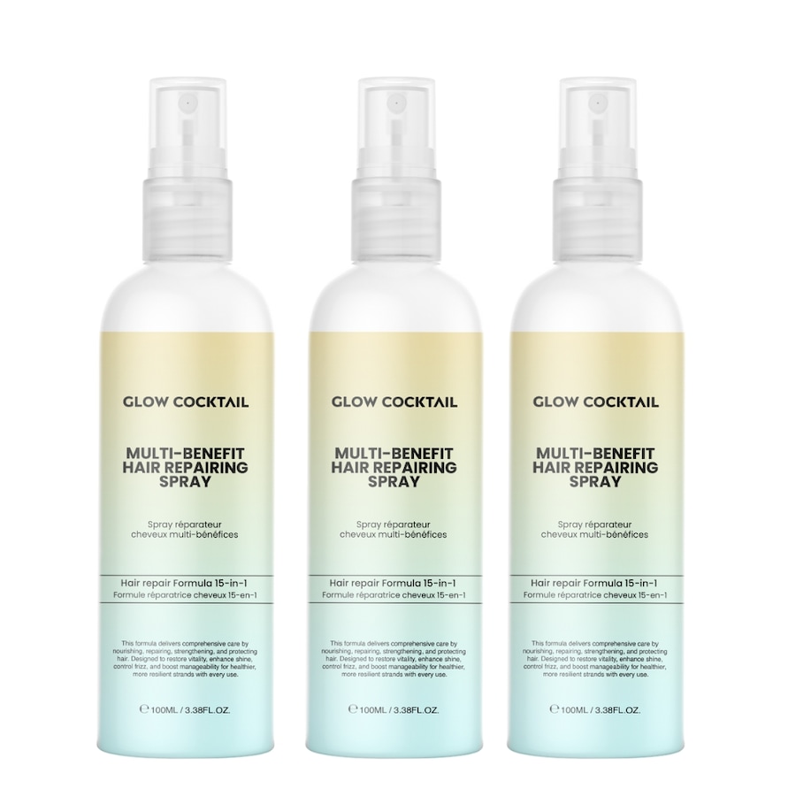 Glow Cocktail Trio lakierów do włosów Zestawy do pielęgnacji twarzy 300 ml Damski