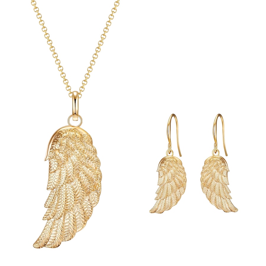 Rafaela Donata Komplet biżuterii biżuteryjnej Anielskie skrzydła Mosiądz różowe złoto Zestawy 1 ct Damski