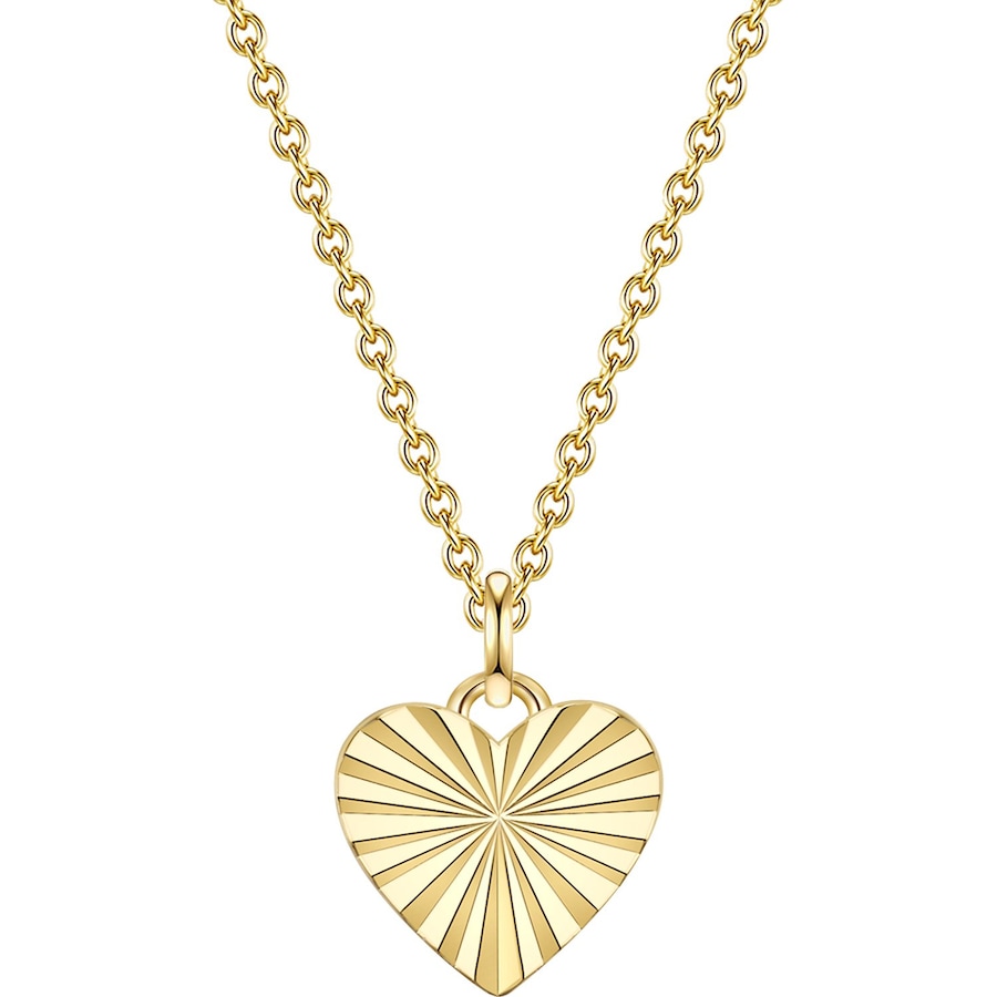 Glanzstücke München Naszyjnik srebrny srebro wysokiej próby żółte złoto Naszyjniki 1 ct Damski