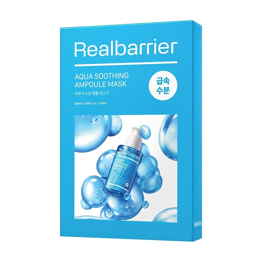 Real Barrier Aqua Soothing Ampoule Mask intensywnie nawilżająca, łagodząca maska w płacie Maseczki w płachcie 280 ml