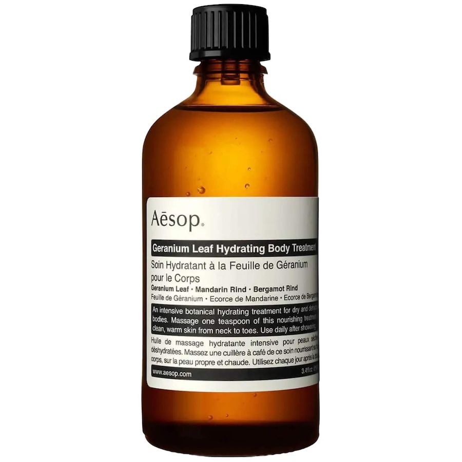 Aesop Geranium Leaf Hydrating Body Treatment Olejki do ciała 100 ml