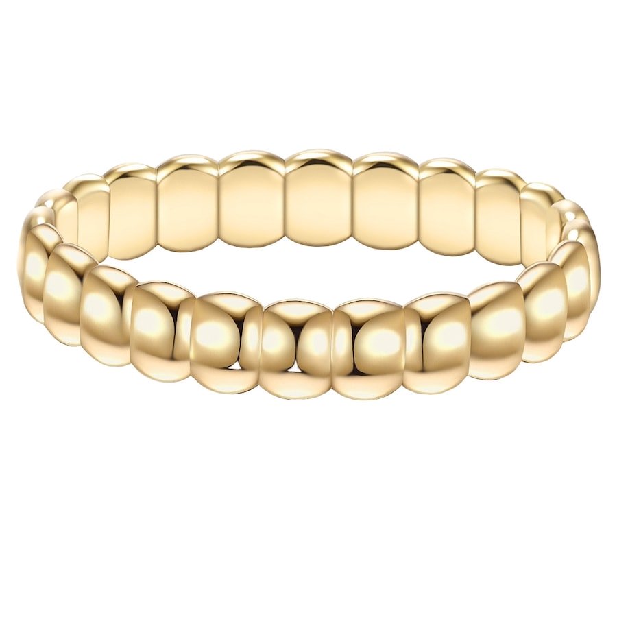 Glanzstücke München Srebrny pierścionek srebro wysokiej próby Cyrkonia żółte złoto Pierścionki 1 ct Damski