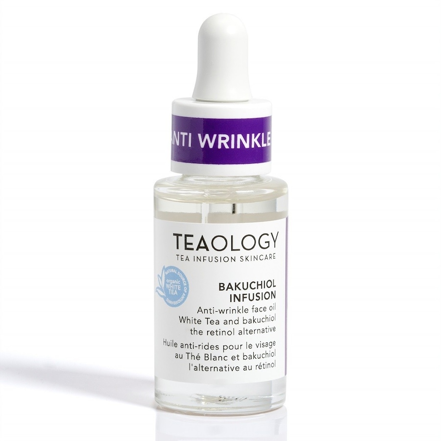 Teaology BAKUCHIOL WHITE TEA INFUSION anti-age face oil Serum przeciwzmarszczkowe 15 ml