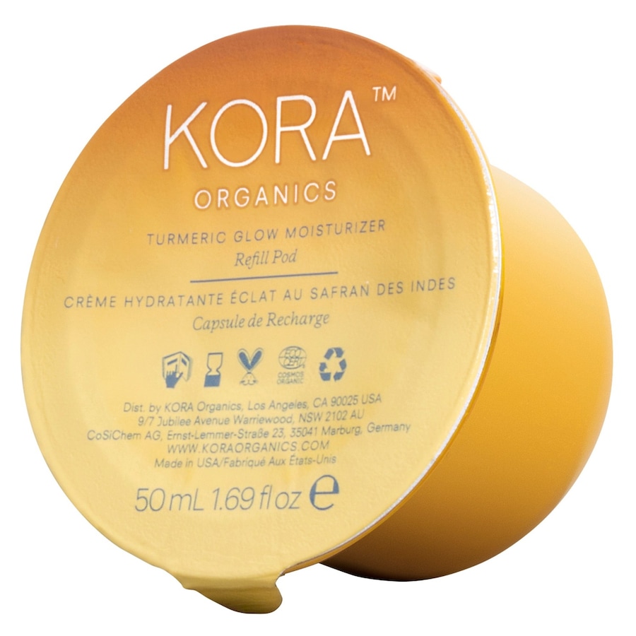KORA Organics Turmeric Glow Moistruizer Kremy do twarzy 50 ml Damski