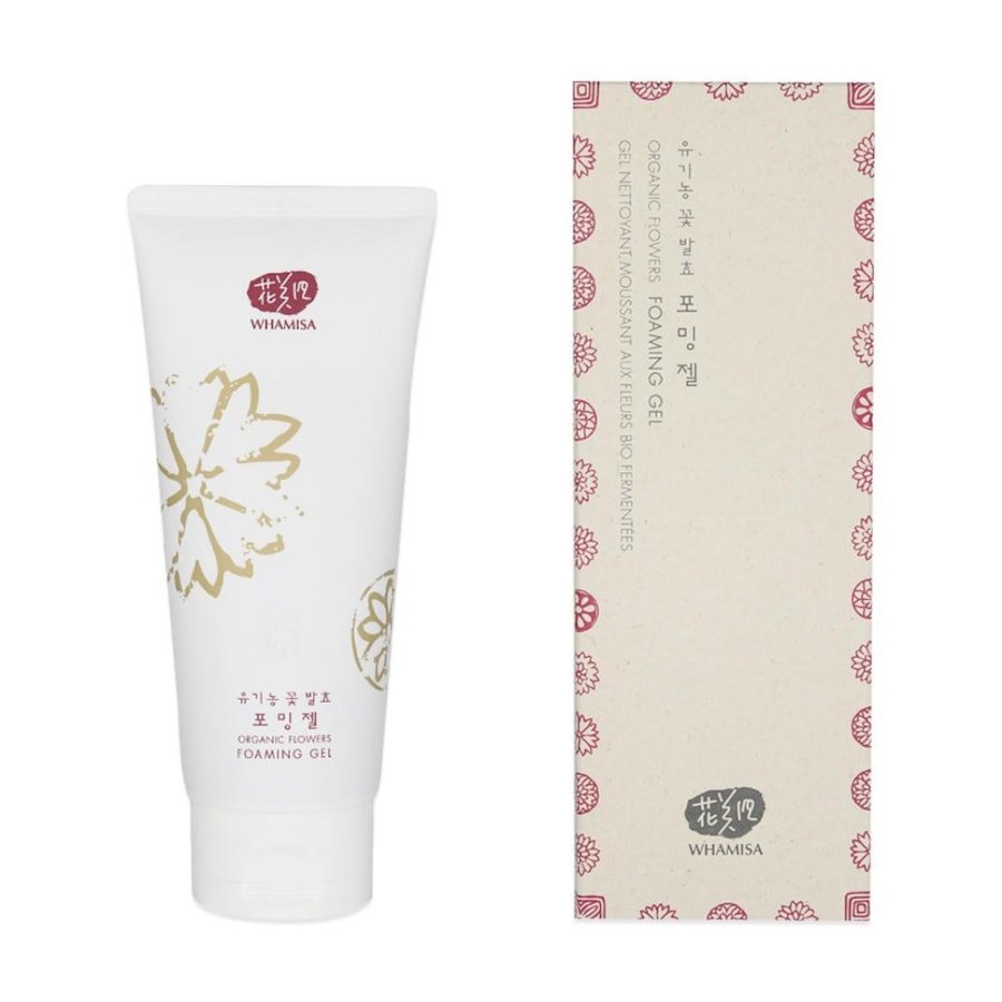 WHAMISA Żel oczyszczający do twarzy Organic Flowers Foaming Gel Żele do mycia twarzy 200 ml