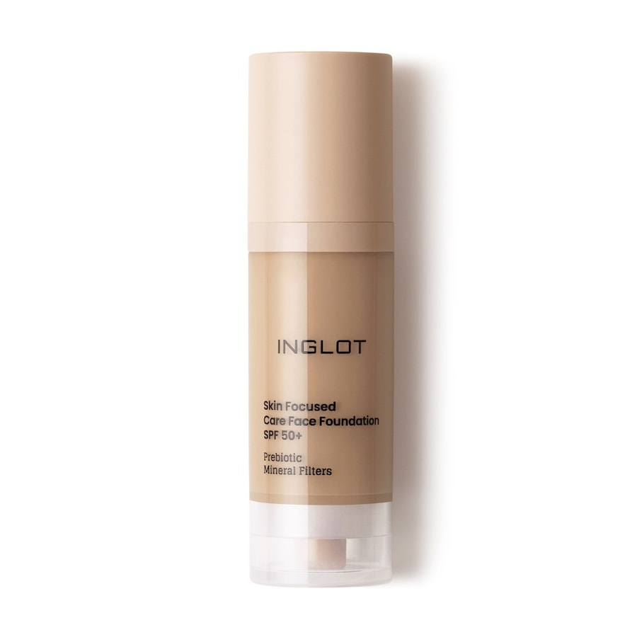 Inglot PIELĘGNACYJNY PODKŁAD DO TWARZY SKIN FOCUSED SPF 50 INGLOT 308 MEDIUM OLIVE Podkłady 30 ml 311 - NEUTRAL BEIGE