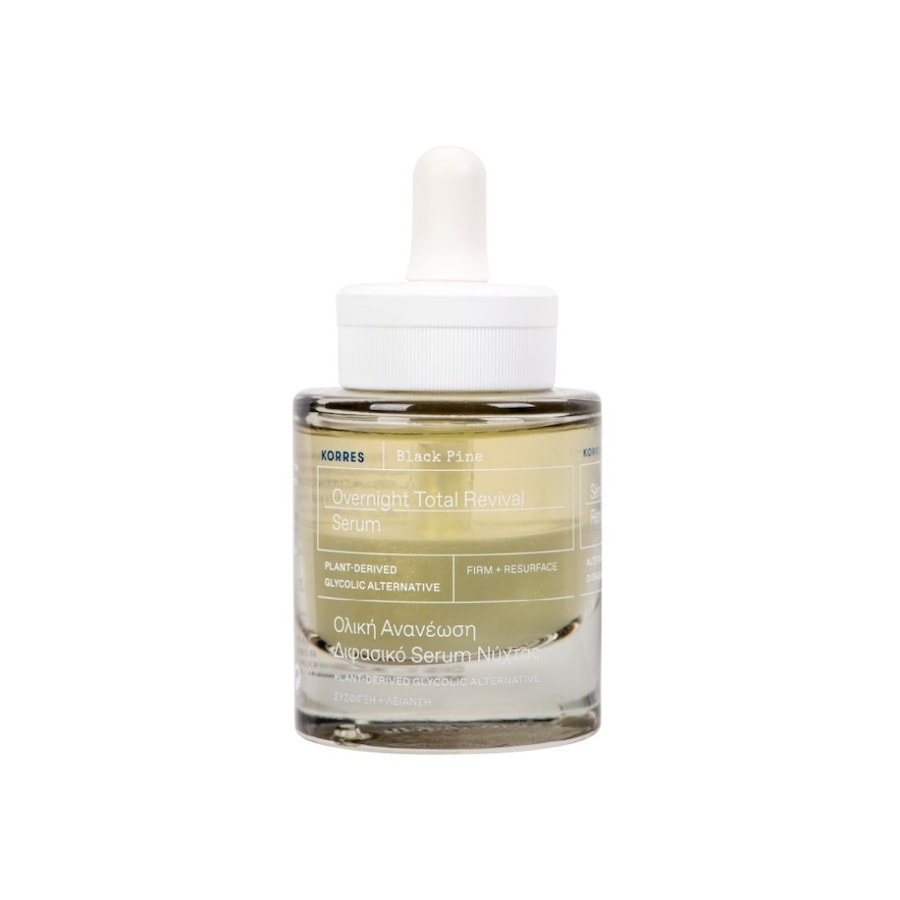 KORRES Black Pine 4D Ujędrniające serum do twarzy na noc Serum przeciwzmarszczkowe 30 ml