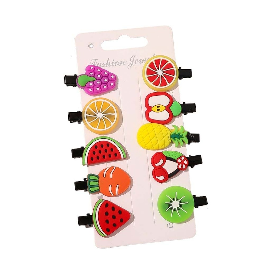 SOHO SOHO Tulle spinka do włosów - owoce Klamry i spinki do włosów 10 ct Jasnobrązowy Damski