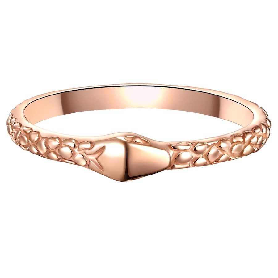 Glanzstücke München Srebrny pierścionek Wezoglowy srebro wysokiej próby różowe złoto Pierścionki 1 ct Damski