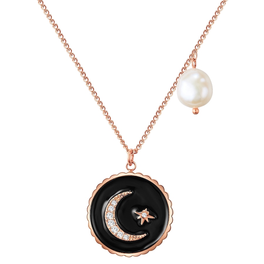 Valero Pearls Księżyc Stal nierdzewna Preciosa Perła hodowlana słodkowodna Naszyjniki 1 ct Damski