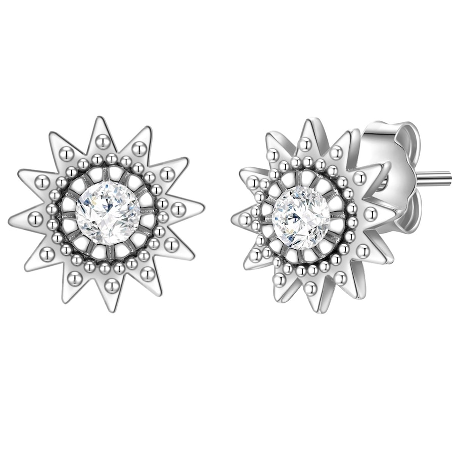 Glanzstücke München Kolczyki Słońce z Srebro wysokiej próby w Srebrny 1 ct Damski