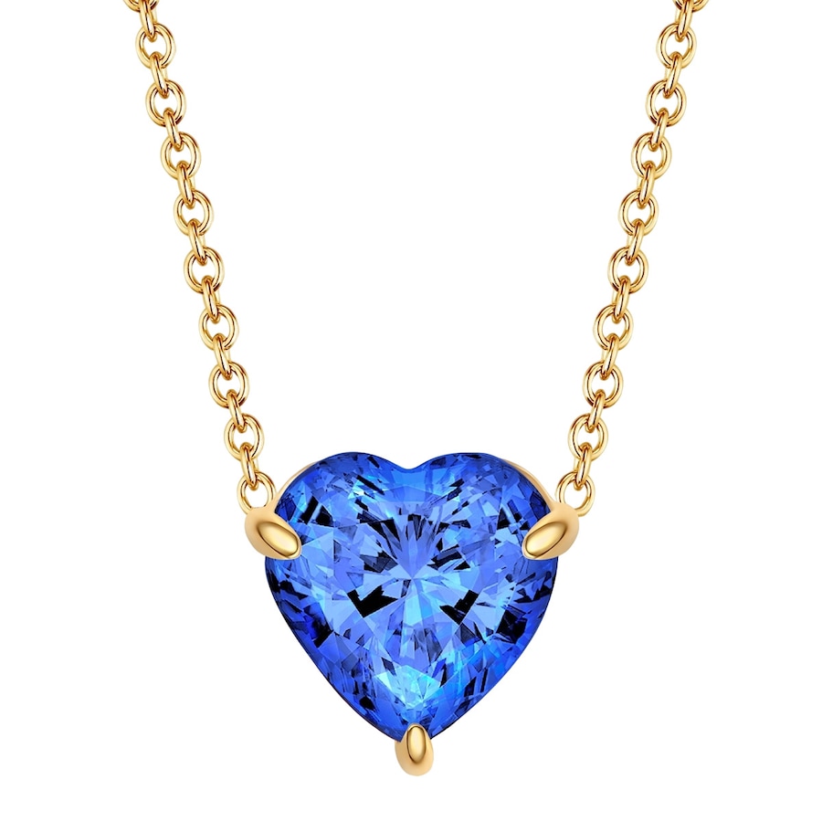 EASTSIDE Łańcuszek Serce Stal nierdzewna Żółte złoto Naszyjniki 1 ct Damski