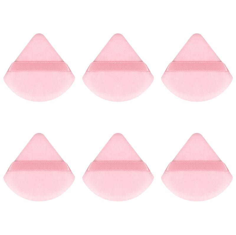 Technique Pro Pink Powder Puffs Puszek do pudru 6 ct Różowy