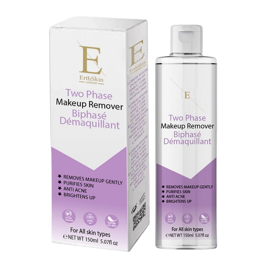 ErthSkin London 2-fazowy płyn do demakijażu Demakijaż 150 ml Damski