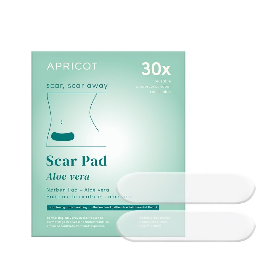 Apricot APRICOT Wielokrotnego użytku płatki na blizny z aloesem Plastry 2 ct
