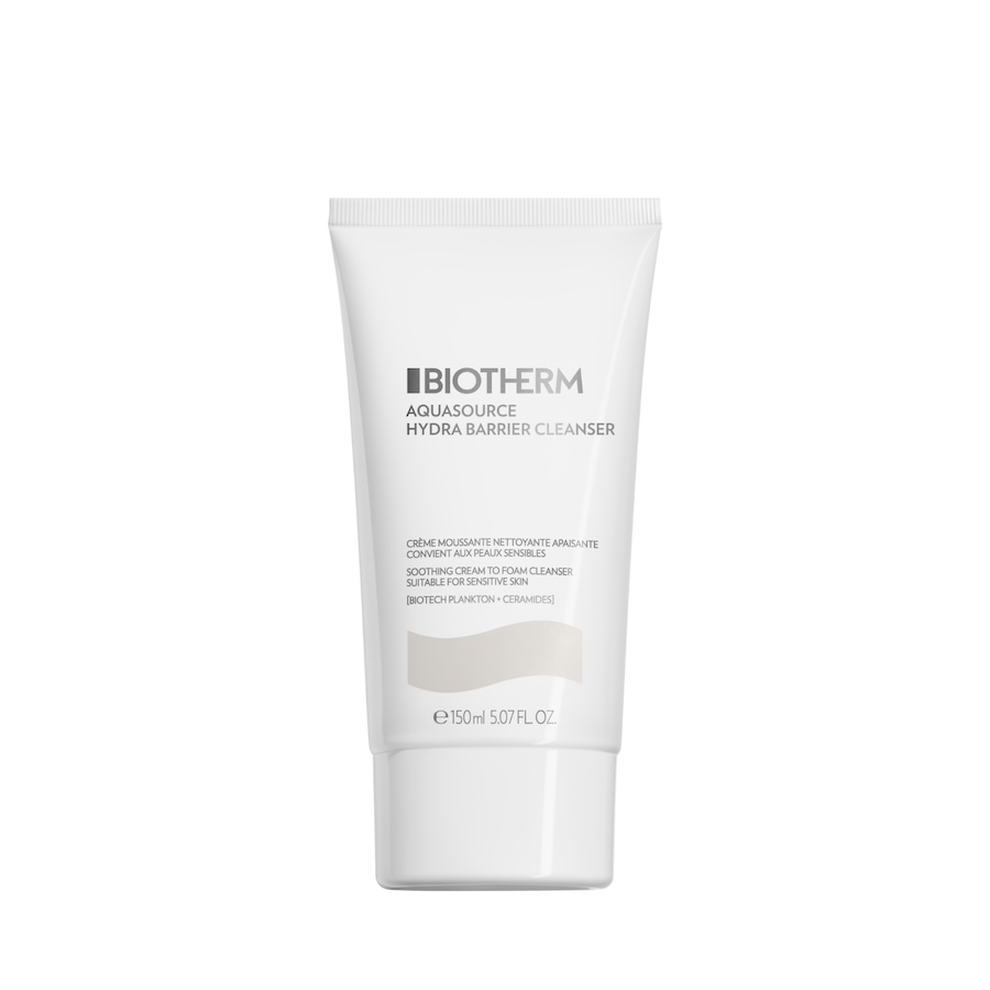 Biotherm Biotherm, Aquasource Hydra Barrier Cleanser, Pianka do mycia twarzy z bio-ceramidami wzmacniająca barierę ochronną skóry Żele do mycia twarzy