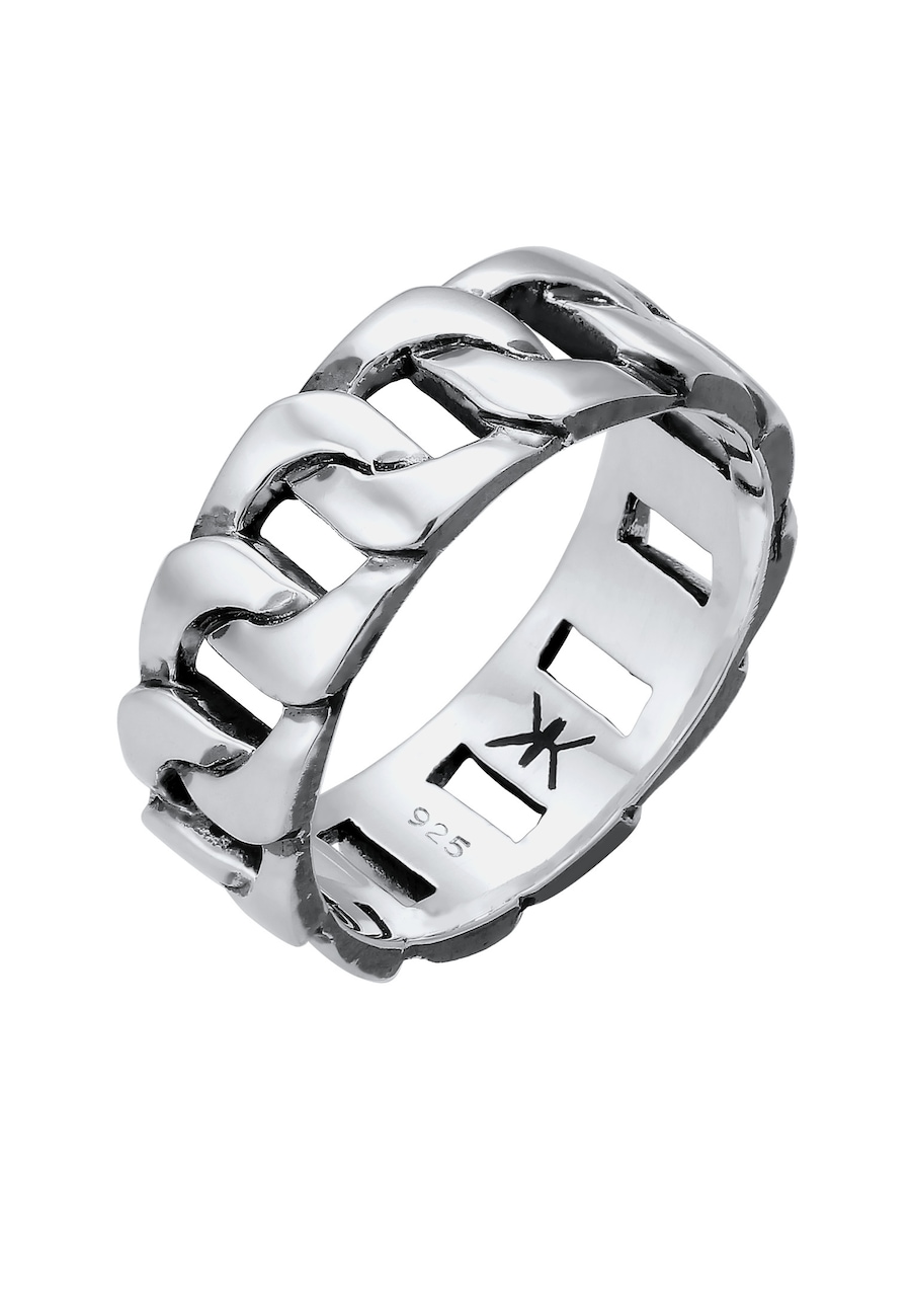 KUZZOI Męski Massive Trend Cool Oxidized w srebra próby 925 Pierścionki 1 ct Męskie