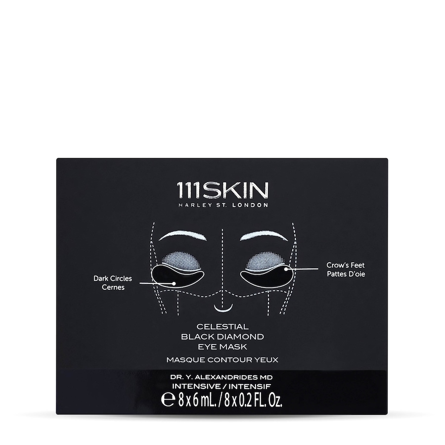 111Skin Celestial Black Diamond Eye Mask Box Maseczki przeciwzmarszczkowe 48 ml