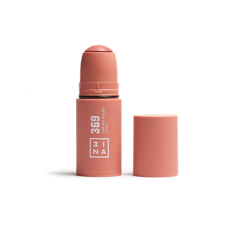 3INA The No - Rules Stick Highlighter Róż do policzków 5 g 369 Brown pink