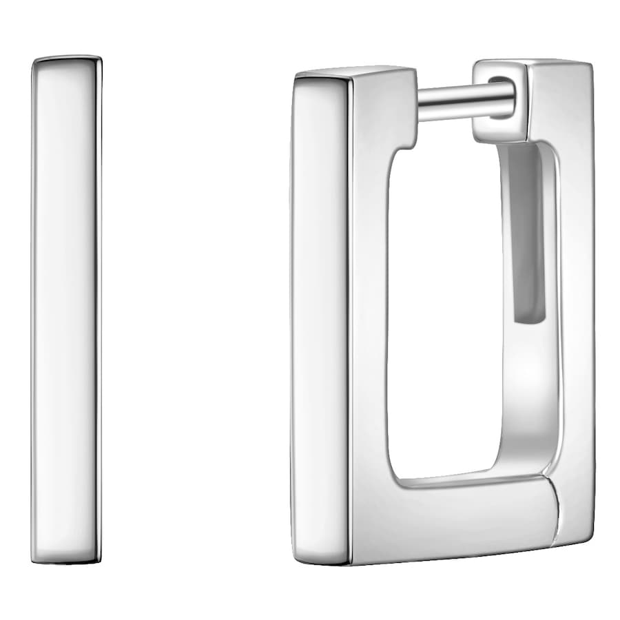 Glanzstücke München Kolczyki z Srebro wysokiej próby w Srebrny Kolczyki koła 1 ct Damski