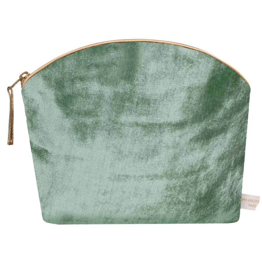 Holistic Silk LAVENDER MAKE UP BAG JADE SILK VELVET Kosmetyczki 1 ct