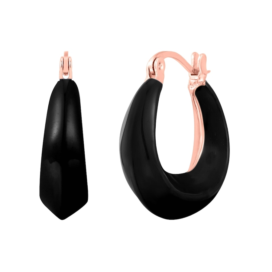 Yokoamii Kolczyki z Mosiadz w Różowy złoty Kolczyki koła 1 ct Damski