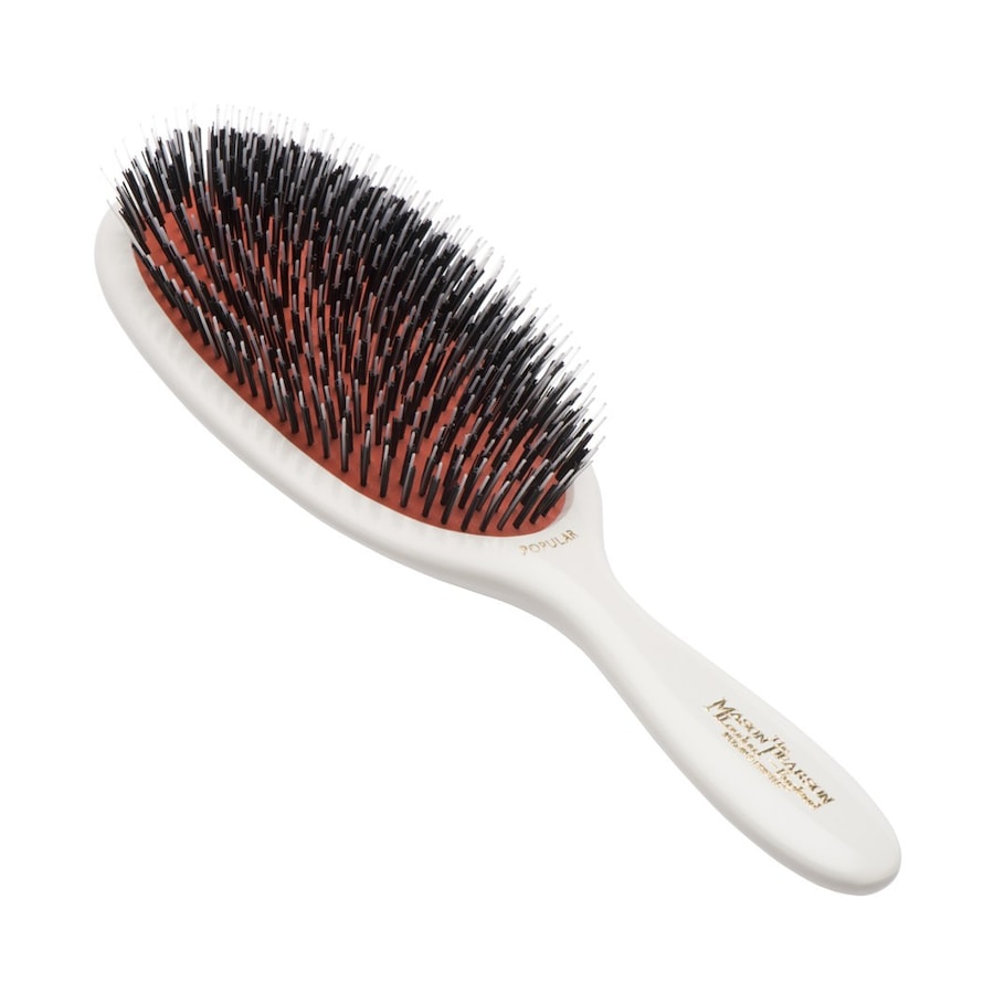 MASON PEARSON POPULAR BN1 Duża szczotka do włosów z włosiem mieszanym (dzik+nylon) w kolorze kość słoniowa Ozdoby do włosów 1 ct