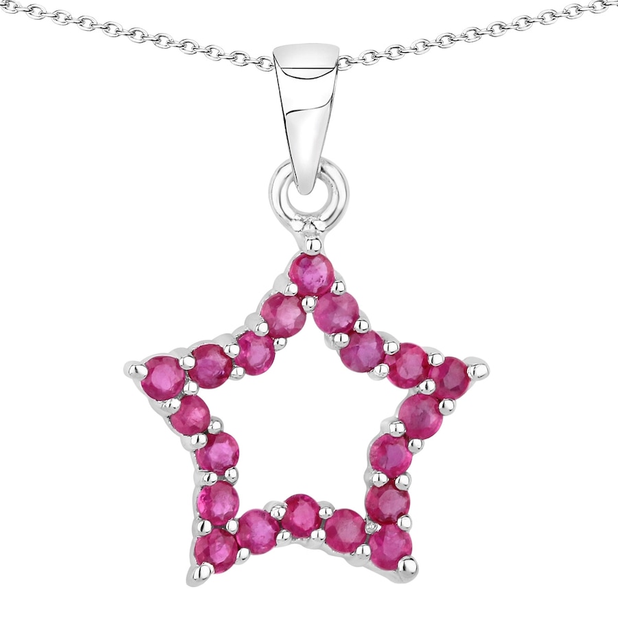 Rafaela Donata Łańcuszek Gwiazda Srebro wysokiej próby Srebrny Naszyjniki 1 ct Damski