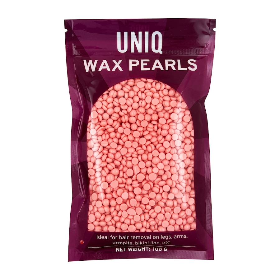 UNIQ UNIQ Pearl Wax Twardy wosk perłowy 100g Golarki i depilatory różowe złoty