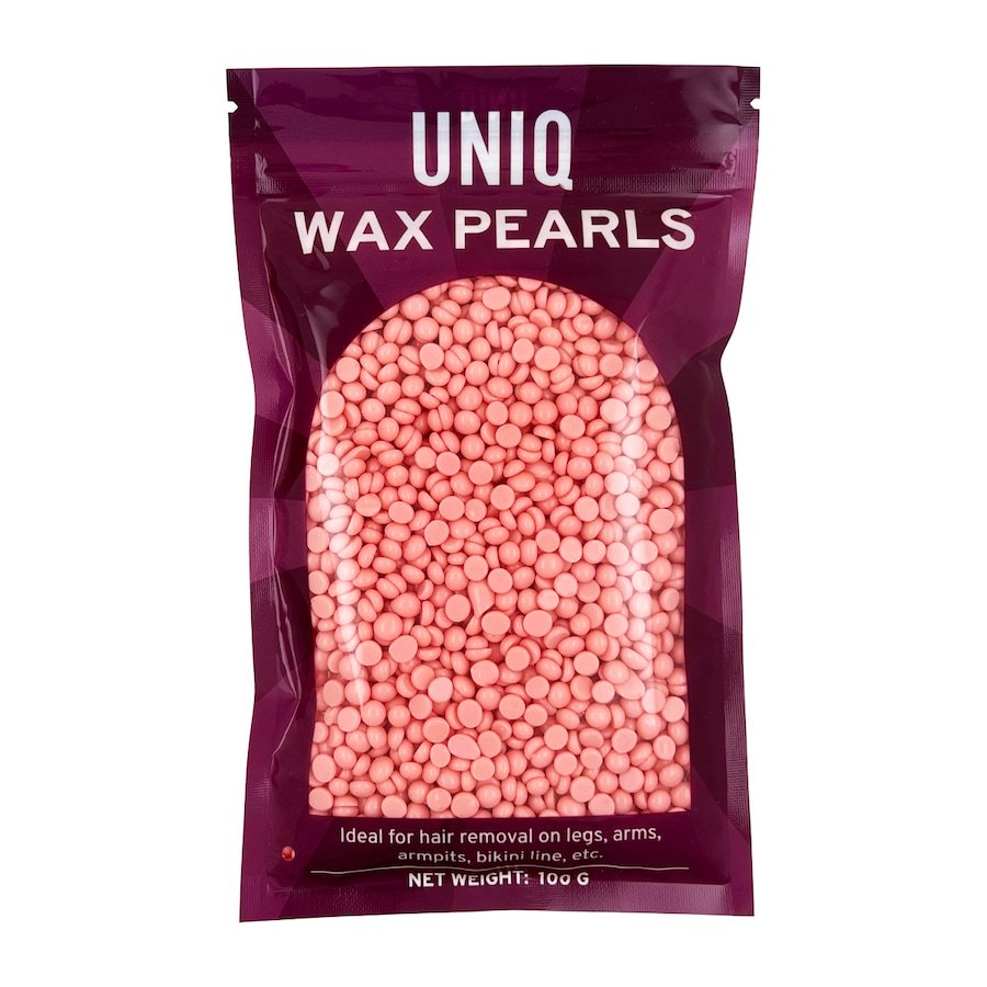 UNIQ UNIQ Pearl Wax Twardy wosk perłowy 100g Golarki i depilatory różowe złoty