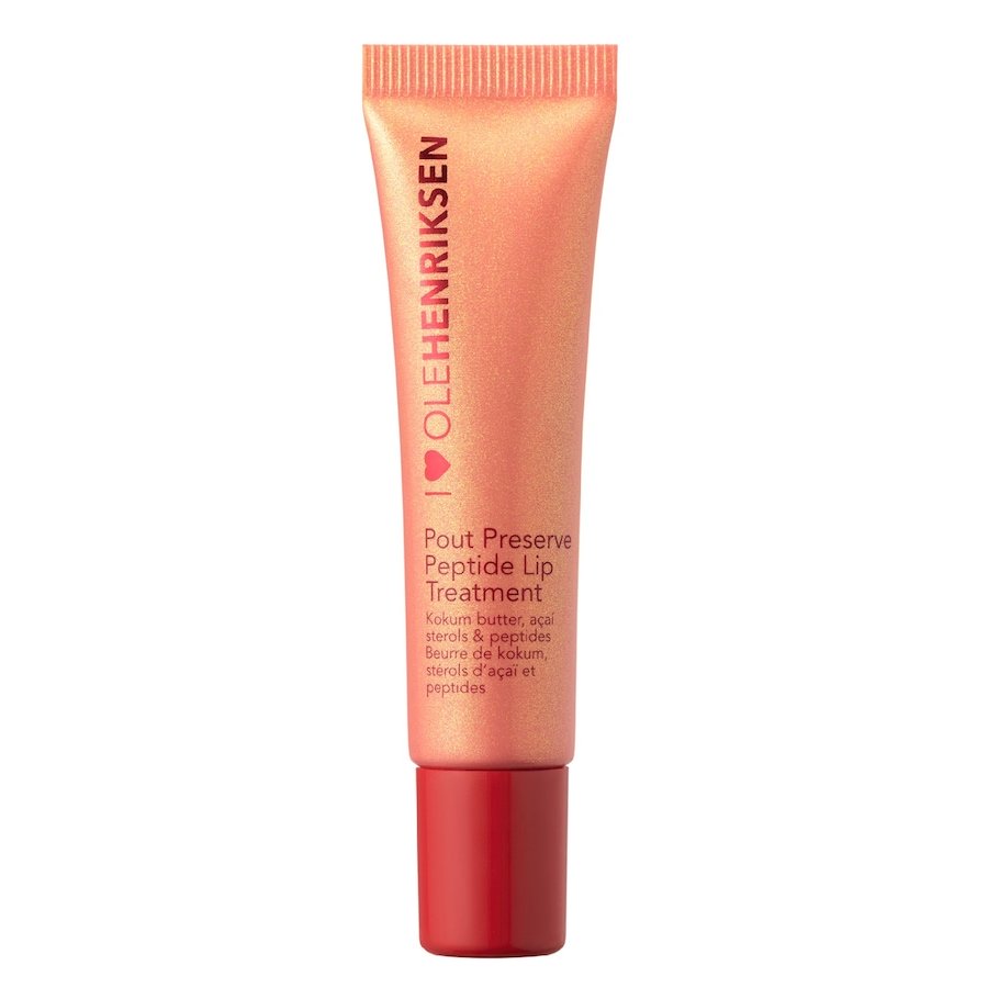 Ole Henriksen Pout Preserve Lip Treatment - Nawilżająca i przeciwstarzeniowa pielęgnacja ust Balsamy do ust 12 ml różowe złoty