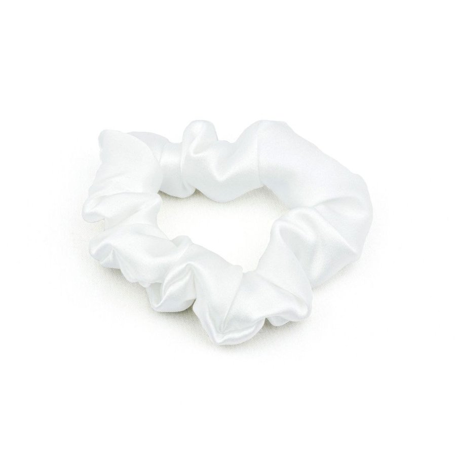 So fluffy Jedwabna gumka Gumki do włosów 1 ct Biały