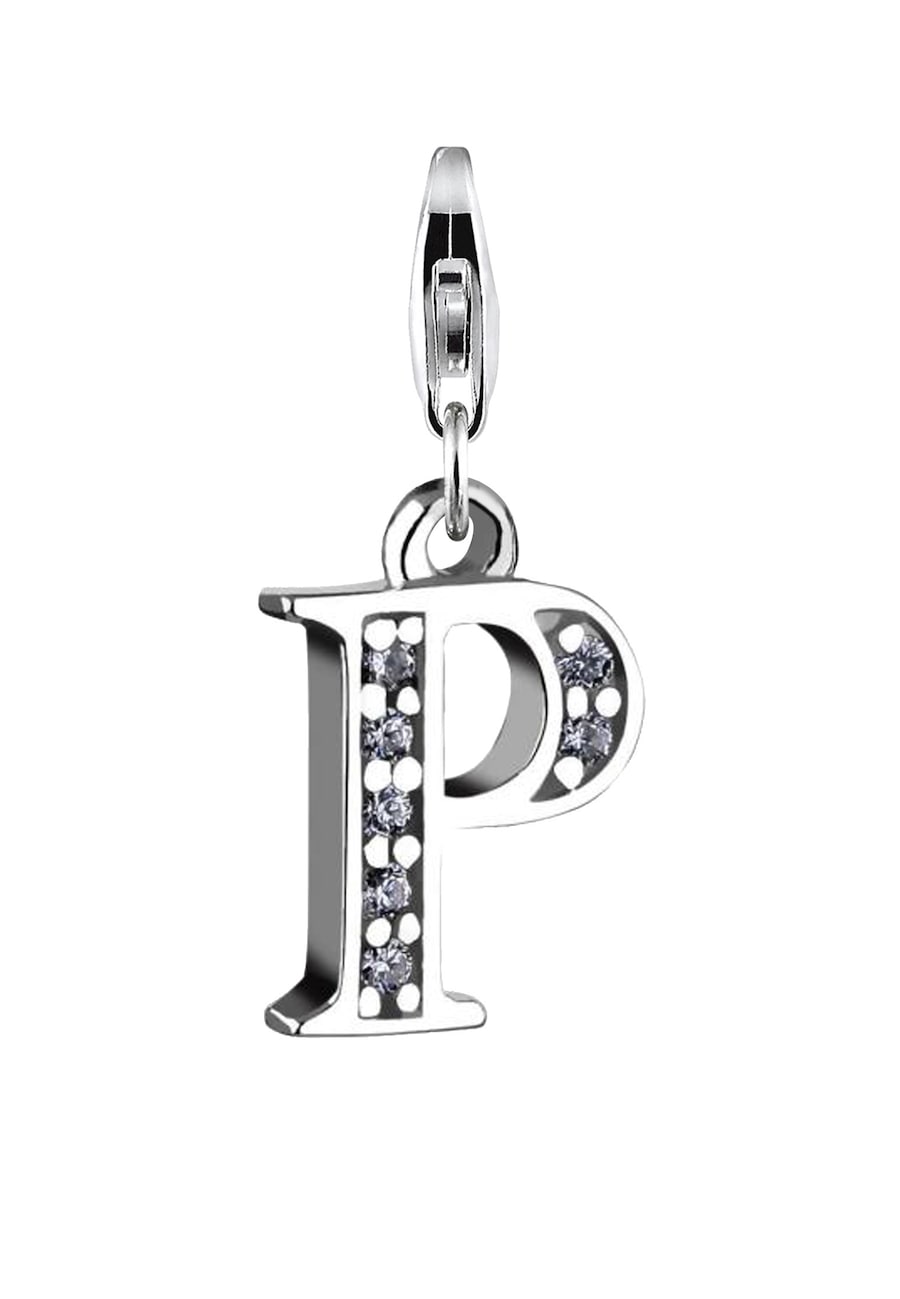 Nenalina Damski wisiorek litera R ze srebra próby 925 sterling silver Wisiorki 1 ct