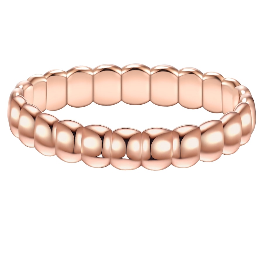 Glanzstücke München Srebrny pierścionek srebro wysokiej próby Cyrkonia różowe złoto Pierścionki 1 ct Damski