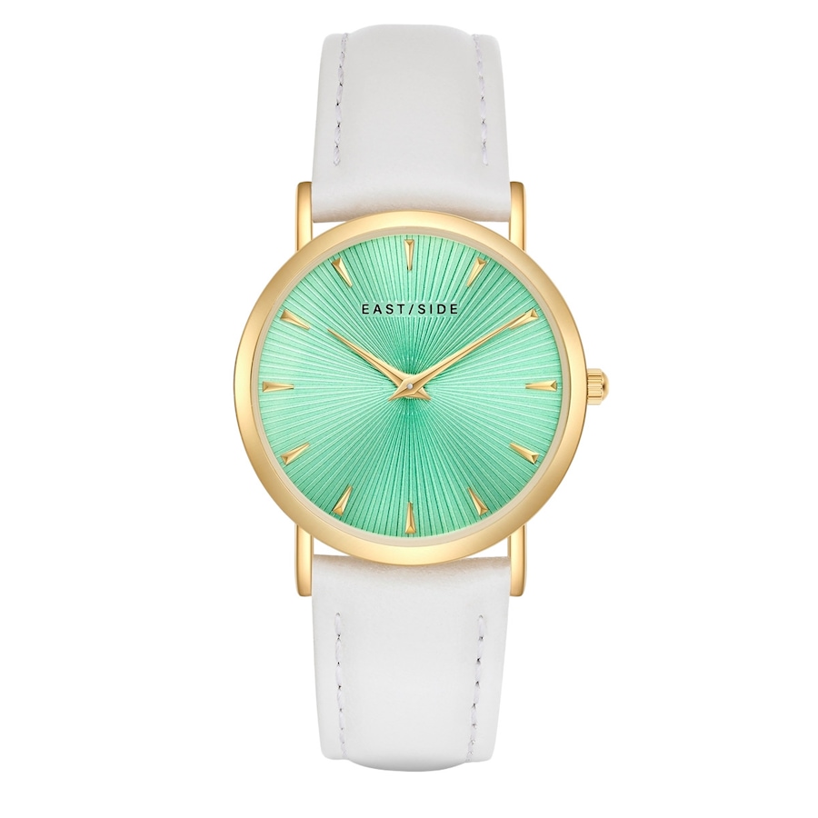EASTSIDE Zegarek kwarcowy Skóra naturalna Biały Zegarki damskie 1 ct Damski