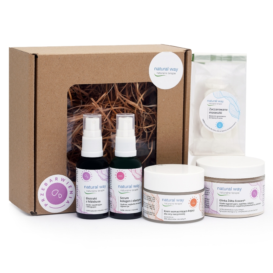 Natural Way Zestaw do terapii domowych na przebarwienia Zestawy do pielęgnacji twarzy 1 ct