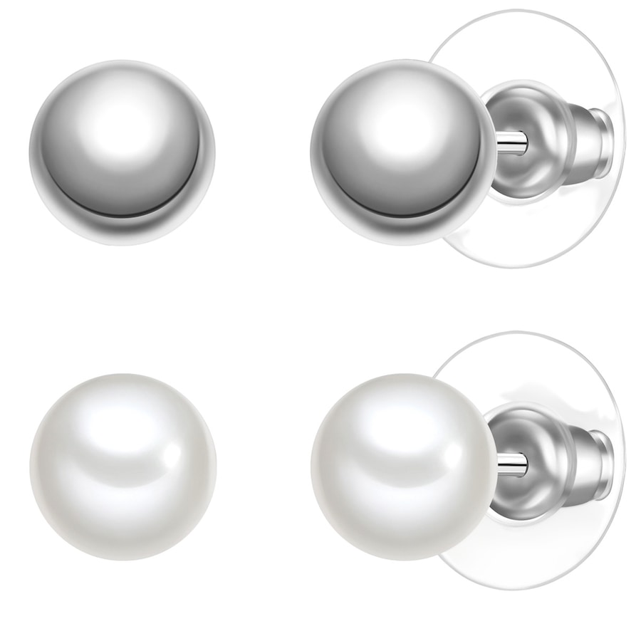 Yokoamii Komplet (2 kolczyki) z Stop metali w Srebrny Zestawy 1 ct Damski