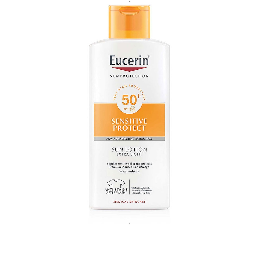 Eucerin SUN SENSITIVE PROTECT balsam ekstra lekki SPF50+ Ochrona przeciwsłoneczna 400 ml