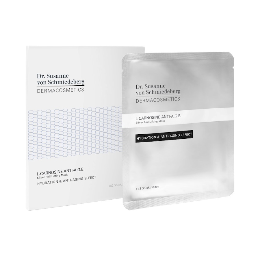 Dr. Susanne von Schmiedeberg L-Carnosine Anti-A.G.E. Silver Foil Lifting Mask Maseczki w płachcie 1 ct