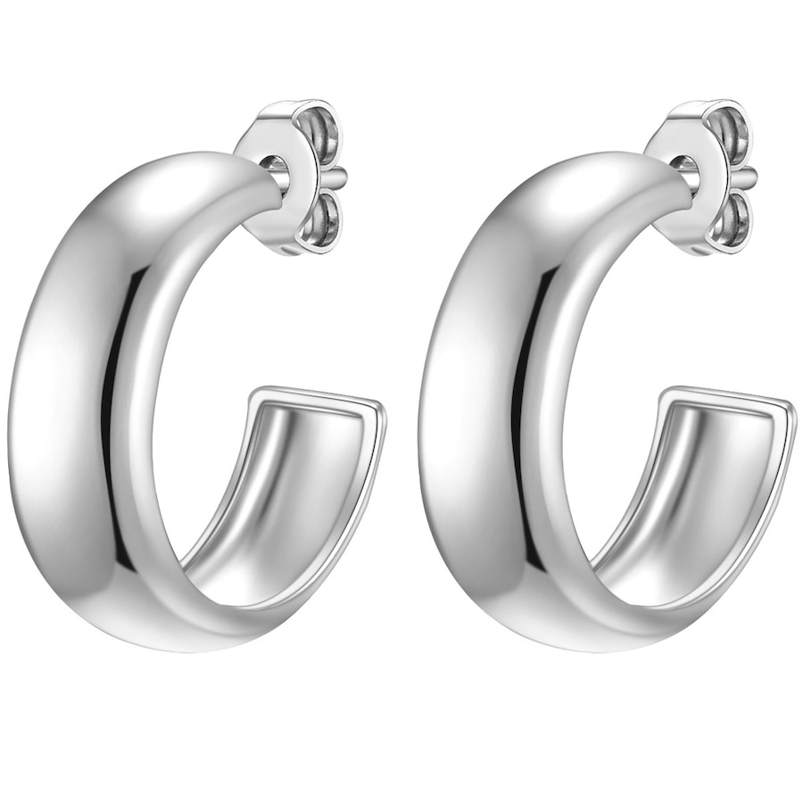 Glanzstücke München Srebrne kolczyki kreole srebro wysokiej próby srebrny Kolczyki 1 ct Damski