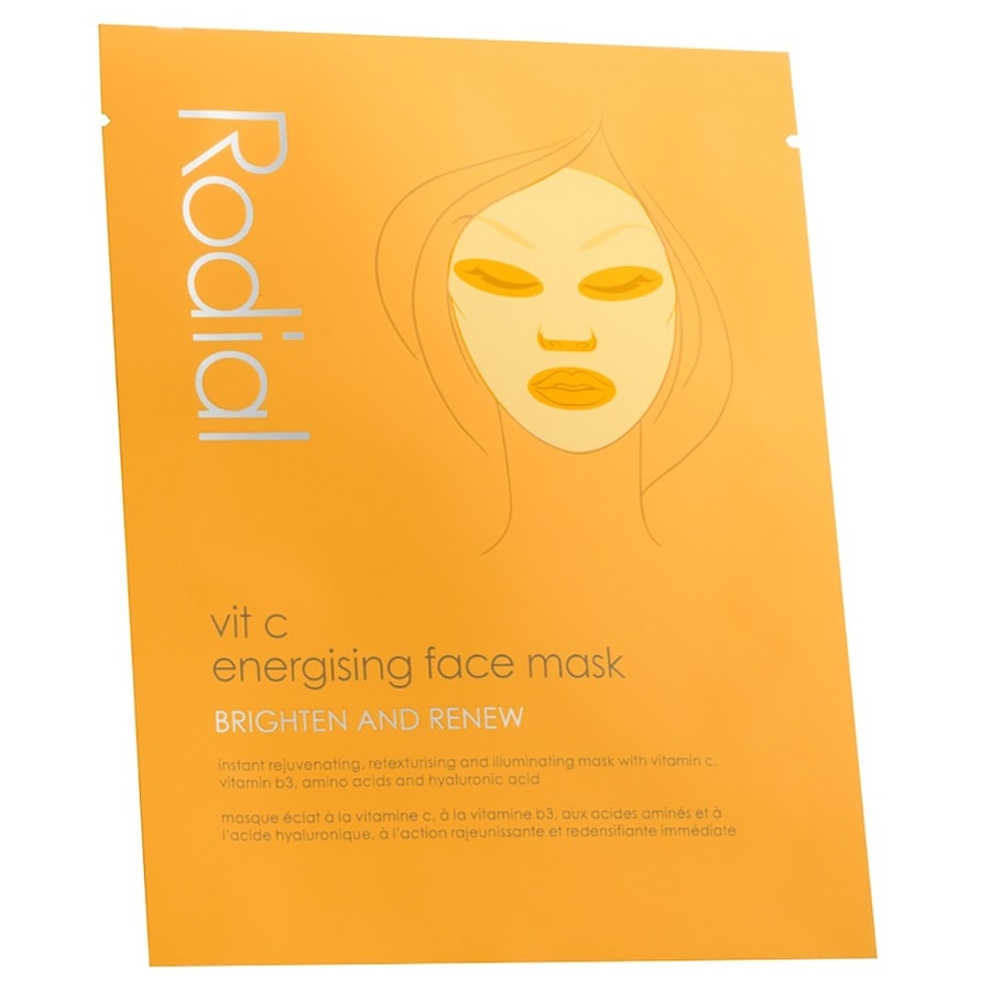 Rodial Vit C Energising Face Mask 4x20g Maseczki rozświetlające 20 ml
