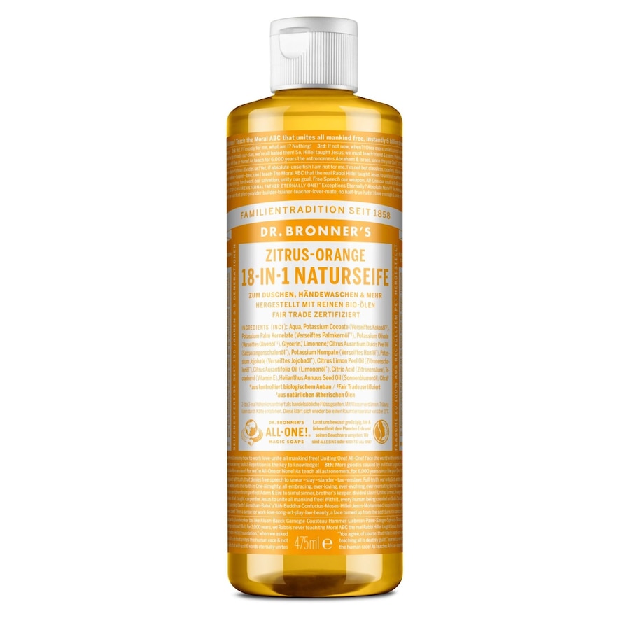 Dr. Bronner's Citrus-Orange 18-in-1 Natural Soap Mydła 475 ml